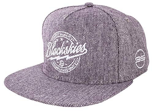 Blackskies Nebula Snapback Cap | Unisex Baseball Mütze Kappe Herren Damen Tweed Nebula
