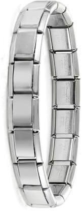 Italian Style Charms Silver Bracelet Fits Classic 9mm Italian Charm UK Stock