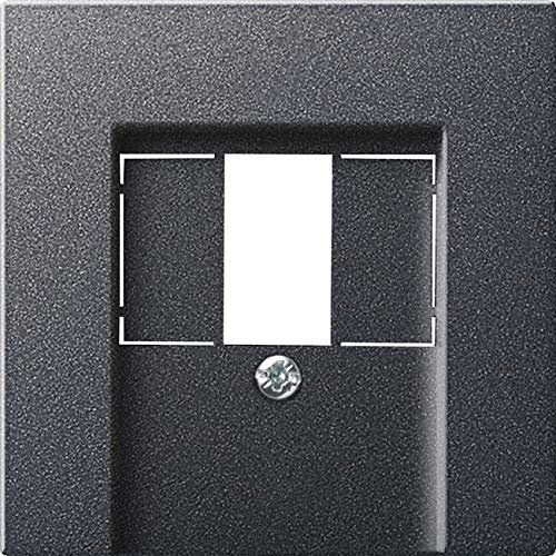 GIRA Anthrazit (0276 28) Abdeckung TAE+Stereo+USB System 55