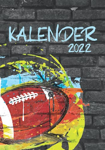 Kalender 2022 Wochenkalender Nov.2022- Jan. 2023: American Football Kalender Nov.'21-Januar'23. Jahreskalender, Monatsplaner, Wochenplaner, ... Doppelseite je Woche mit Listen für Ziele