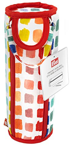 Prym Uncinetto Rotolo Borsa da Viaggio, Macchie Arcobaleno