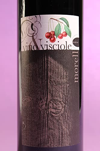 Vino di VISCIOLE | Morello Vino & Visciole | bevanda aromatizzata a base di VINO e VISCIOLE | 750ml - 13,5% vol