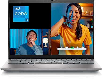 Dell Inspiron 5420 14 FHD+ Laptop, Intel Core i5-1235U, 8GB RAM, 512GB SSD, Backlit Keyboard, Fingerprint Reader, Windows 11 Home (Platinum Silver)