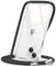 CAROKI Crossbody Case for iPhone 14 Plus,Necklace Mobile Phone Cover with Cord Strap Clear Transparent TPU Soft iPhone 14 Plus Cover Holder with Neck Cord Lanyard Strap-Black