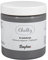 Rayher Chalky, Kreidefarbe auf Wasserbasis, dunkelgrau, für Shabby-Chic, Vintage- und Landhaus-Stil-Looks, Dose 230 ml, 35048570