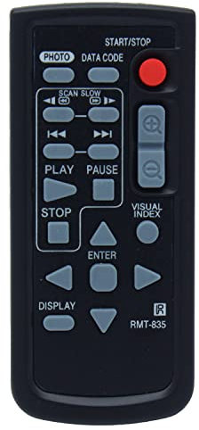 RMT-835 Remote Control Replacement for Sony camcorder HDR-CX300E HDR-TD20E FDR-AX700 DCR-DVD653E DCR-DVD708 DCR-DVD905E FDR-AX700 DCR-DVD708 DCR-DVD905E DCR-SR220