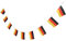 INOOMP 1 Stk Deutsche Schnurfahne Blumengirlanden Fußball Girlande 3. Oktober-banner Nationalen Land String Flags Deutschland Flagge Hangig Decor Logo Dekorationen Polyester Empfindlich