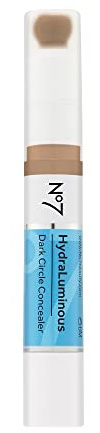 No7 Hydraluminous Concealer Shade 8.5 Full Coverage with Caffeine and Ceramides Moisturising and Brightening Concealer for Dark Areas Deb Tone 8.5ml