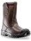 Lendeo Polar Brown S3 CI SRC Stiefel Braun gefüttert Sicherheitsschuh Arbeitsstiefel, Größe:40 EU