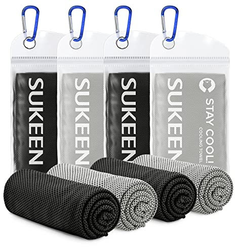 Kühltuch Set, kühlendes Handtuch Kühltücher Hals, Handtuch kühlend, Cooling Towel, Kühltücher Sport, Kühlendes Tuch, Eishandtücher für Wandern, Laufen, Tennis, Reisen,