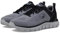 Skechers Track Broader, Zapatillas de Deporte Hombre, Gray Mesh Pu Black Trim, 42 EU