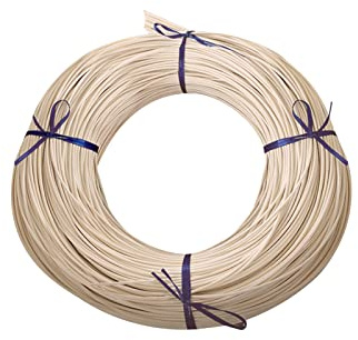 Peddigrohr, Peddigrohr Staken, ø 4mm Flechtmaterial, Rolle Ca 500 g Natur Peddigrohr (Ø-4mm, AB)