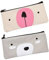 EIHI 2 Stück Schlamppermäppchen, Stiftemäppchen, Niedliches Federmäppchen Aus Segeltuch, Cartoon Stiftmäppchen, Kawaii Stiftehalter, Federmäppchen, Reißverschluss,Mäppchen Klein, Make Up Tasch