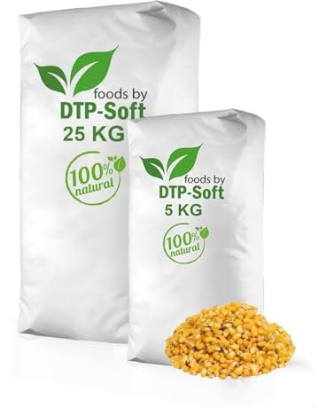 Futtermais Mais Maiskörner Geflügel Hühner Tauben Wild Vogelfutter Nager (30kg)