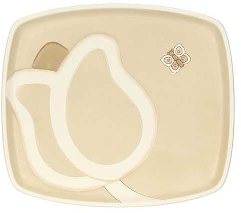 THUN, Centrotavola in Ceramica Decorata a Mano, Linea Iconic Elegance, Idea Regalo per la Casa, 30 x 28 x 2.5 cm