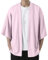 Vecchi Maglioni di Lana Uomo Solido Spalla Goccia Kimono Giacca Aperta Frontale Cardigan Mantello Giacca Uomo Leggera Multi Tasche, rosa, 3XL