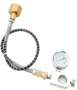NICCOO Umfülladapter+Hochdruckschlauch für Sodastream Duo, Art und Terra | CO2 Zylinder Tank Adapter Schlauch, Nachfülladapterschlauch 1500 PSI