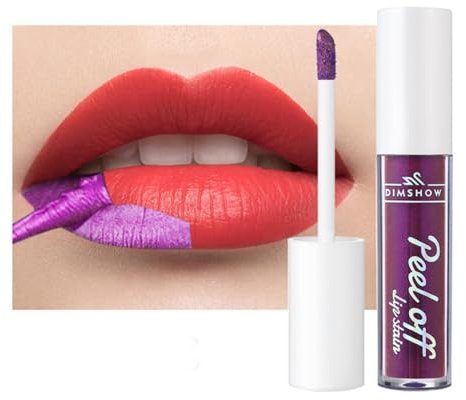 Lip Stain Peel Off - Lip Tint Lip Stain Long Lasting - Lip Tattoo Peel Off -Transfer Proof, Matte Finish, Waterproof Formula, Lip Makeup For Women