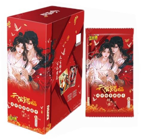 Heaven Official Blessing TCG Karten 2nd Booster Packs Offizielle Trading Card- Sammeldecks (2nd Halbe Schachtel - 9 Packungen - 45 Bögen)