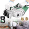 Rainureuse murale électrique suspendue, rainureuse murale sans poussière 1100 W, machine de découpe de murs en béton, réglage de la profondeur de rainurage 20-30 mm, lames en alliage 25 mm + 35 mm