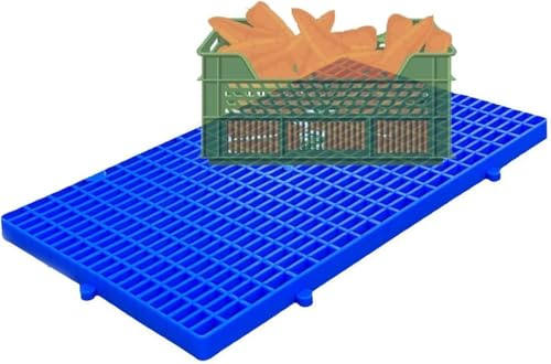 LwsCUiH Cold Storage Plastic Floor Mats Splicing Plastic Matting Tray Polyethylene Storage Trays Drainage Pool Shower Tile Mats Pallets