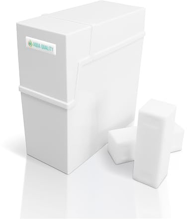 Aqua Quality Non-Electric Water Softener with Full Installation Kit | Continuous Soft Water for UK Homes 24/7 | Free Salt | Suits Combi & Gravity Systems | Limescale & Skin Protection