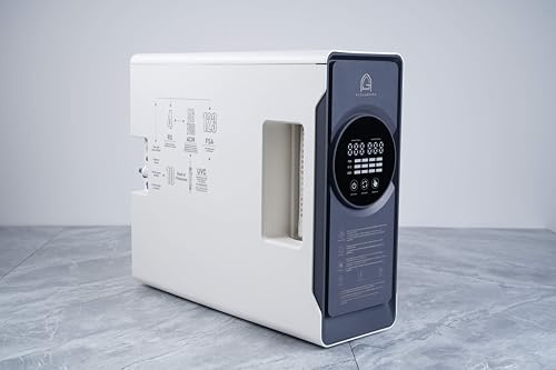 Acqua&Pura Sistema a Osmosi Inversa 1000 GPD, zero acqua stagnante 10 Stadi di Filtrazione con Sterilizzatore UV LED, Display Monitoraggio TDS, Rubinetto Acciaio Inox 304 2 Filtri omaggio