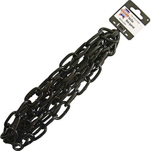 Faithfull - Schwarz lackierte Kette 6,0 mm x 2,5 m - FAICHCUT60B