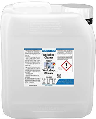 WEICON Workshop Cleaner 5 L, biologisch abbaubarer Universalreiniger, für Hochdruckreiniger & Teilewaschmaschine