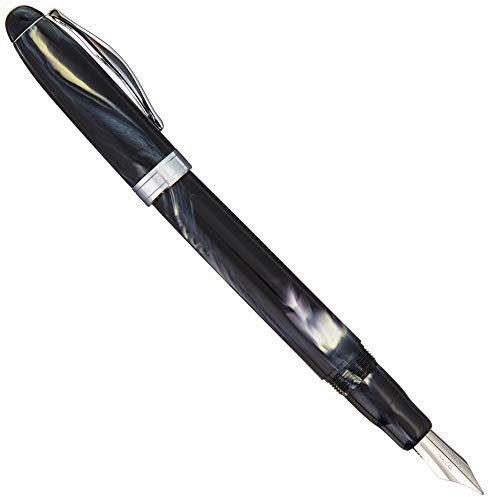 Noodler's Ahab Flex Nib Fountain Pen - Ivory Darkness White And Black, Fine Nib 15028