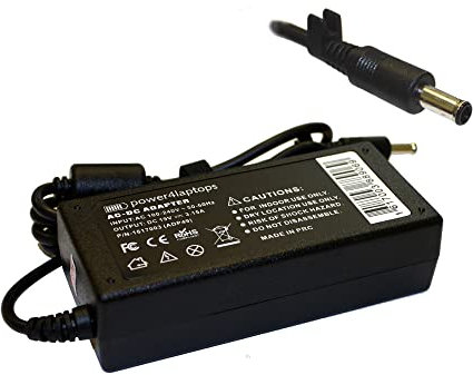 Power4Laptops AC Adapter Laptop Charger Power Supply Compatible With Samsung NP350V5C-A08UK