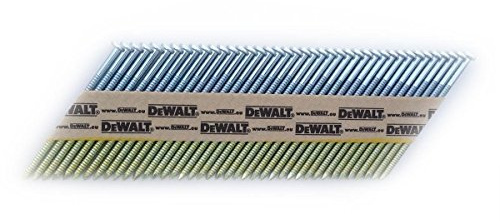 DeWalt, 34 Degree Nail for Cordless Nail Gun, Wired 3.1 x 80 mm Ring, 2,200 Pieces, DNW31R80E