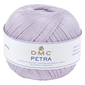 DMC Petra Yarn, 100% Cotton, Lilac (5211), Size 5