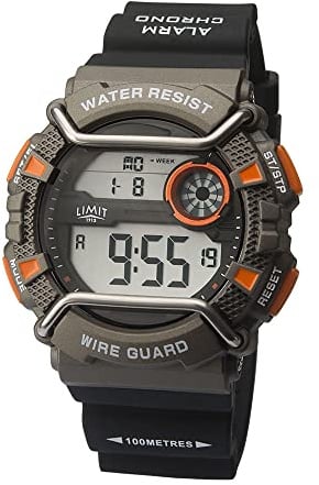 Limit Mens 5897 Digital Black Resin Strap Sports Wrist Watch