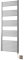 Greened House Chrome Straight Electric Heated Towel Rail 600mm wide x 1600mm High Bathroom Flat Towel Radiator