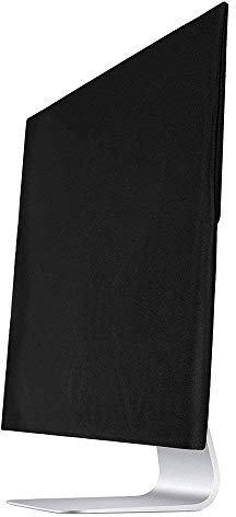 GLUK Black Monitor Dust Covers, Premium Protective Dust Screen Cover Sleeve for Apple iMac (27 Inch)