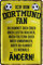 WOGEKA ART Retro Blechschild - Ich bin Dortmund Fan - Du kannst es nicht ändern - Fußball Spruch als Geschenk-Idee Geburtstag Weihnachten Deko 20x30 cm Vintage-Design Metall 212