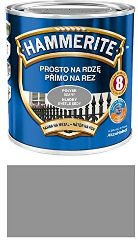 Hammerite Peinture de protection en métal anti-rouille 250 ml, gris