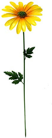 DARO DEKO Metall Garten-Stecker Gerbera gelb 86cm 1 Stück