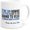 Luigi Collection Mug Humour Etre un Homme Tasse Message drôle. Idée Cadeau Original pour Amis Couple Amoureux Collègue Frère Sœur Pote pour Anniversaire Noël St Valentin. Souriez dès le Réveil.