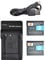 DSTE NP-BN1 Li-ion Battery (2-Pack) and Micro USB Charger Compatible with Sony DSC-W510 DSC-W515PS DSC-W500 DSC-W520 DSC-WX80 DSC-WX150 DSC-QX10 DSC-TX7