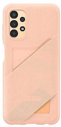 Samsung Card Slot Cover EF-OA135 für das Galaxy A13 | Back Cover, Handy-Hülle, stoßfest, Schutz Case, Kartenhalterung, Peach - 6,6 Zoll