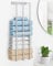 BETHOM Porta Asciugamani Bagno da Parete 75 cm Argento Spazzolato Grandi Porta Salviette Bagno Metallo Organizer Portaasciugamano per Asciugamani Piegati o Arrotolati