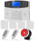 Allarme casa Senza fili, 9 Pezzis GSM Allarme casa, SMS Sistema Antifurto Completo, Sirena Allarme 120DB con Anti-pet PIR, Sensore per porte e finestre, Telecomando per Appartamento, Garage, Ufficio