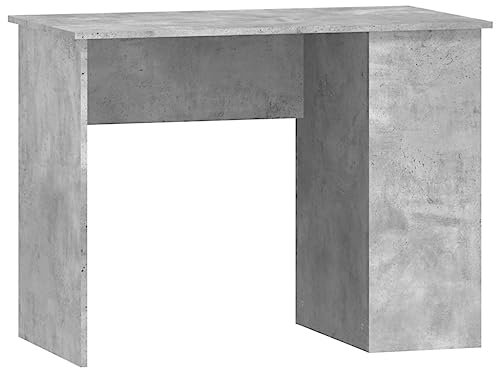 vidaXL Scrivania Grigio Cemento 100x55x75 cm in Legno Multistrato