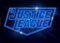 Displate - Poster aus Metall - Einfache Montage ohne Bohren - DC Comics - Symbols Of Hope - Justice League Neon - Größe M - 32x45cm Matt