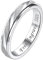 Suplight 925 Silber Anti Stress Angst, Damen Meditation Spinner Ringe, Drehbarer Zappelring, Herren Fidget Ring mit Gravur, schräge Glänzend, Geschenke für Frauen, Größe 57