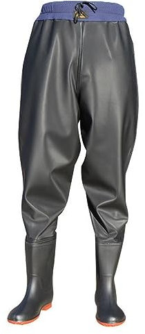 Stivali A Coscia Da Pesca Pantaloni da acqua impermeabili neri con stivali, uomini e donne che allevano/pesca all'aperto/pulizia stivali da fiume (Color : Blue, Size : 41 EU)