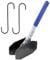 Yuhtech Brake Piston Resetter Ratchet Function Brake Piston Resetting Tool with 2 Brake Pad Replacement Hooks