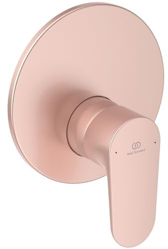 Ideal Standard A7349RO Cerafine O Brausearmatur Unterputz für 1 Funktion, Dusche Einhebelmischer Duscharmatur, Rosé